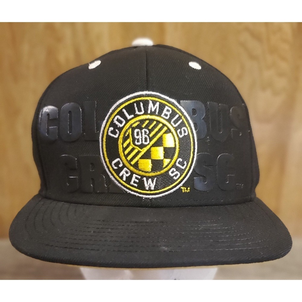 Adidas Columbus Crew Barbasol Snal Back Hat Black